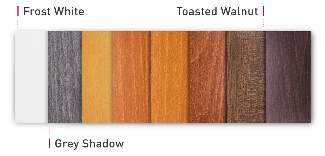 colores de persianas de madera